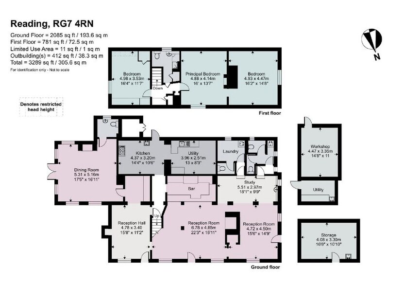 Brimpton Common, Reading à vendre - Plan d’étage – Image 3 sur 9