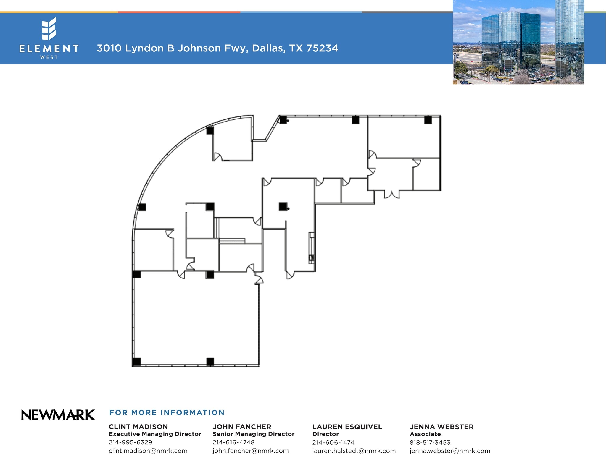 3010 Lyndon B Johnson Fwy, Dallas, TX à louer Plan de site– Image 1 sur 2
