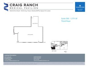 6045 Alma Rd, McKinney, TX à louer Plan d’étage– Image 1 sur 1