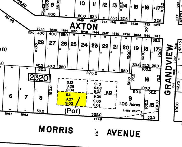 1945 Morris Ave, Union Township, NJ à louer - Plan cadastral – Image 3 sur 5