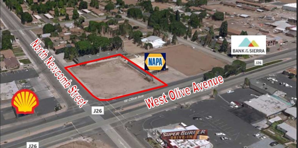 1594 W Olive Ave, Porterville, CA à vendre - Photo principale – Image 1 sur 10