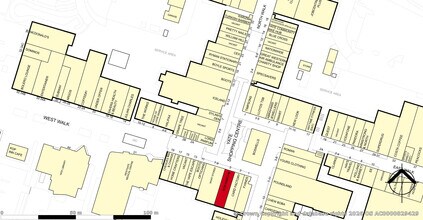 1-21 West Walk, Yate à louer Plan de site– Image 2 sur 2