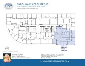 2626 Glenwood Ave, Raleigh, NC à louer Plan d’étage– Image 1 sur 1