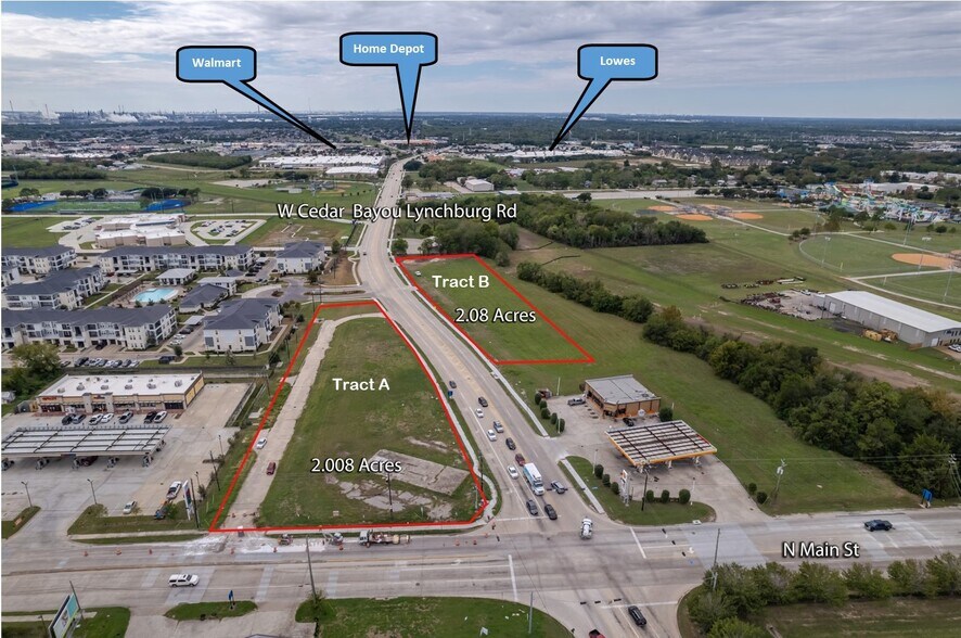 0 Cedar Bayou Lynchburg Rd., Baytown, TX à vendre - Aérien – Image 2 sur 3