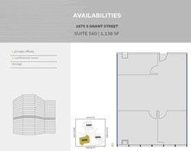 1825 S Grant St, San Mateo, CA à louer Plan d’étage– Image 1 sur 1