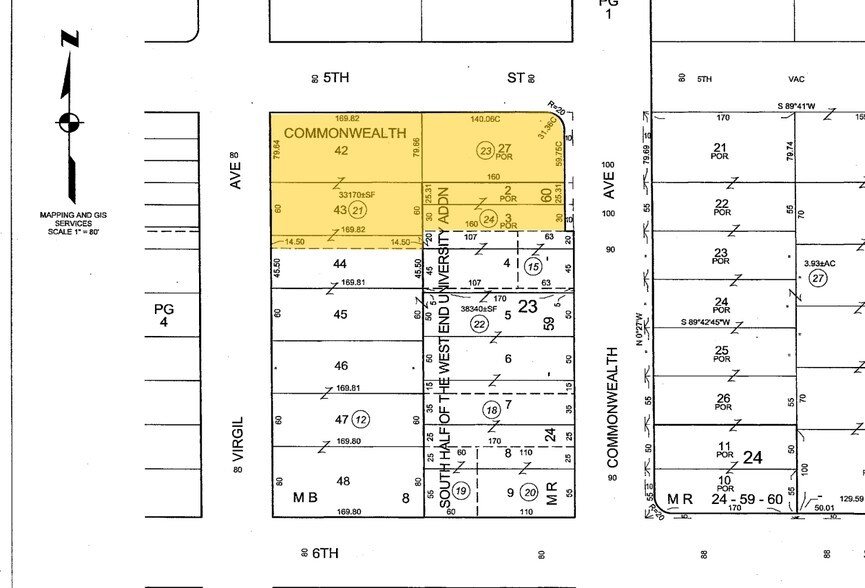 500 S Virgil Ave, Los Angeles, CA à louer - Plan cadastral – Image 2 sur 3