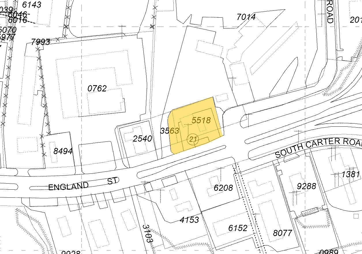 812 England St, Ashland, VA à vendre Plan cadastral– Image 1 sur 2