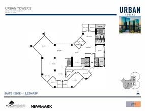 222 W Las Colinas Blvd, Irving, TX à louer Plan d’étage– Image 1 sur 2