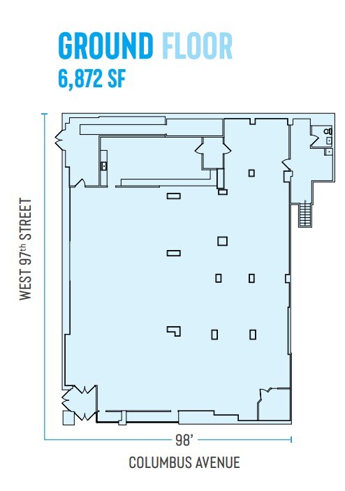 741 Columbus Ave, New York, NY à louer Plan d’étage– Image 1 sur 1