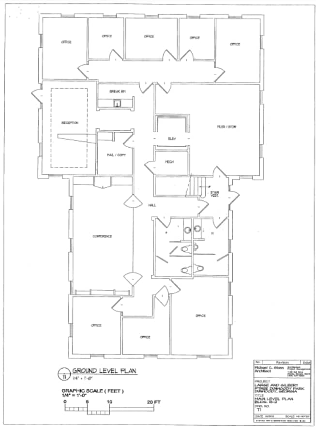 6849 Peachtree Dunwoody Rd NE, Atlanta, GA à louer Plan d’étage– Image 1 sur 1