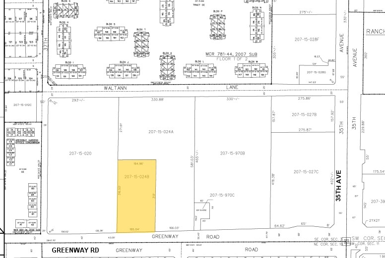 3602 W Greenway Rd, Phoenix, AZ à vendre - Plan cadastral – Image 2 sur 19