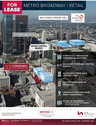 Plus de détails pour 331 S Broadway, Los Angeles, CA - Différents types d’espaces à louer