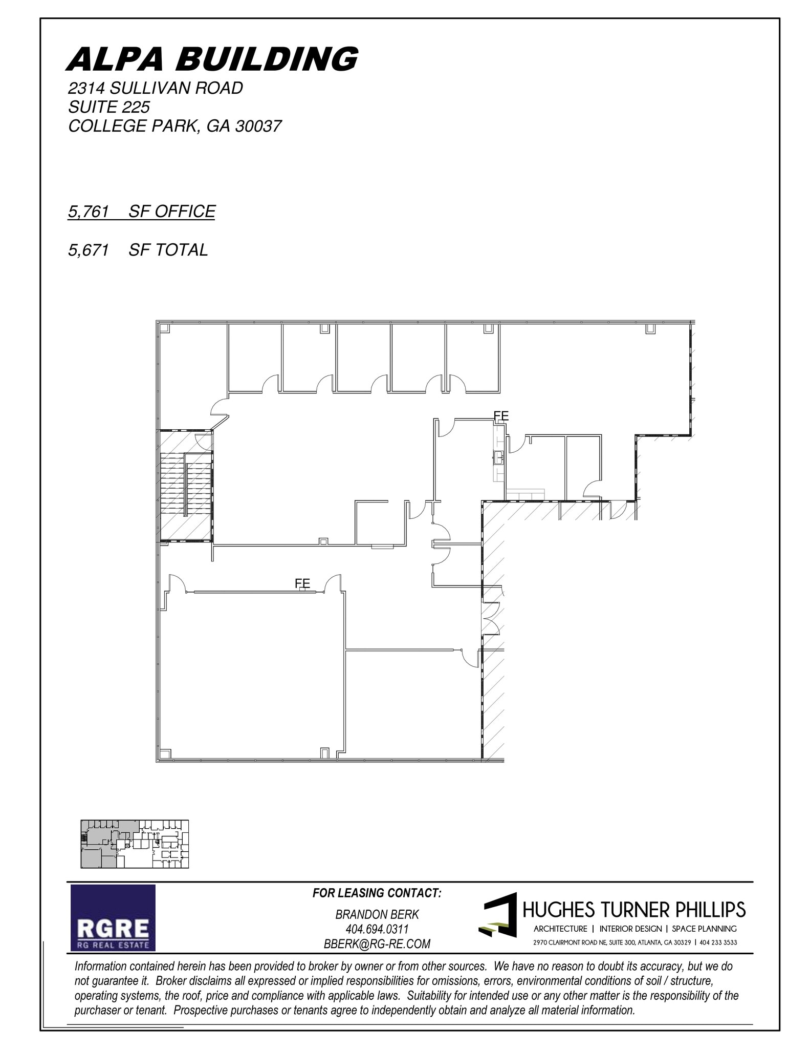 2314 Sullivan Rd, Atlanta, GA à louer Plan de site– Image 1 sur 1