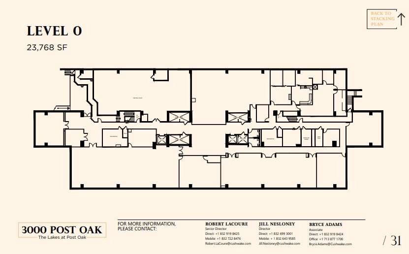 3000 Post Oak Blvd, Houston, TX à louer Plan d’étage– Image 1 sur 1