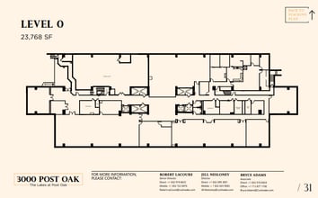 3000 Post Oak Blvd, Houston, TX à louer Plan d’étage– Image 1 sur 1