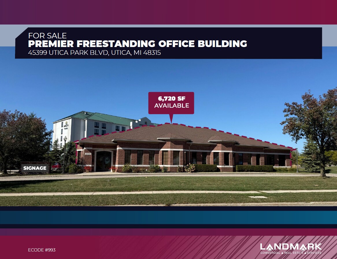 45399 Utica Park Blvd, Utica, MI à vendre Photo de l’immeuble– Image 1 sur 8