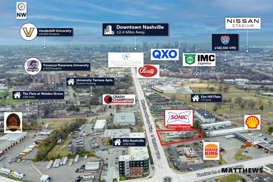 444 Murfreesboro, Nashville, TN à vendre - Photo de l’immeuble – Image 3 sur 3