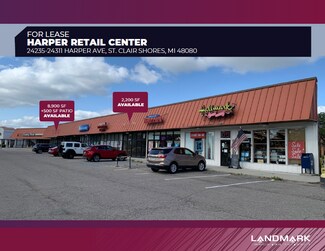 Plus de détails pour 24235-24311 Harper Ave, Saint Clair Shores, MI - Local commercial à louer