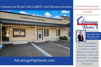 Plus de détails pour 5-45 Ryant Blvd, Sebring, FL - Bureau à vendre
