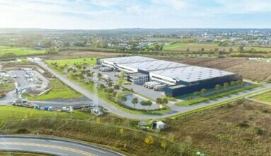 Cerisé - Vue aérienne  vue de carte