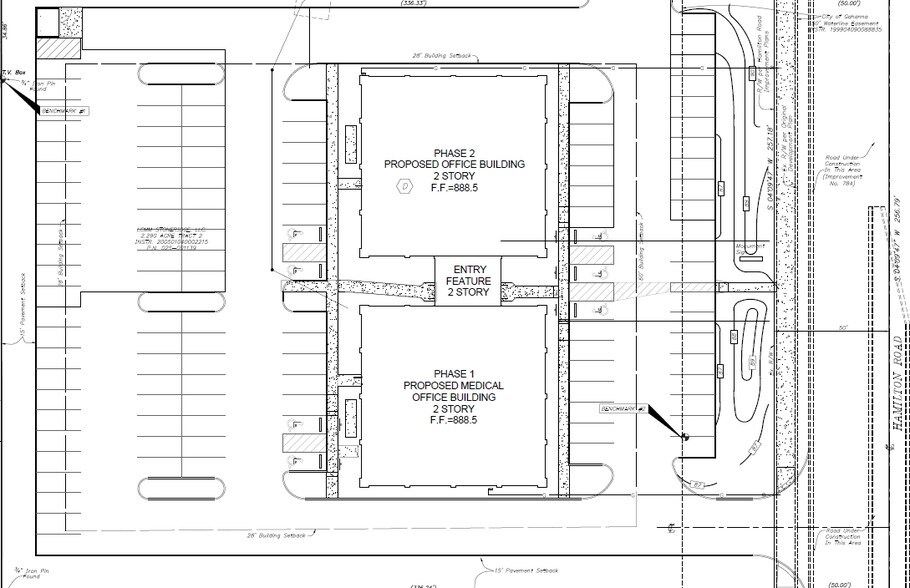 945 N Hamilton Rd, Gahanna, OH à louer - Plan de site – Image 2 sur 2