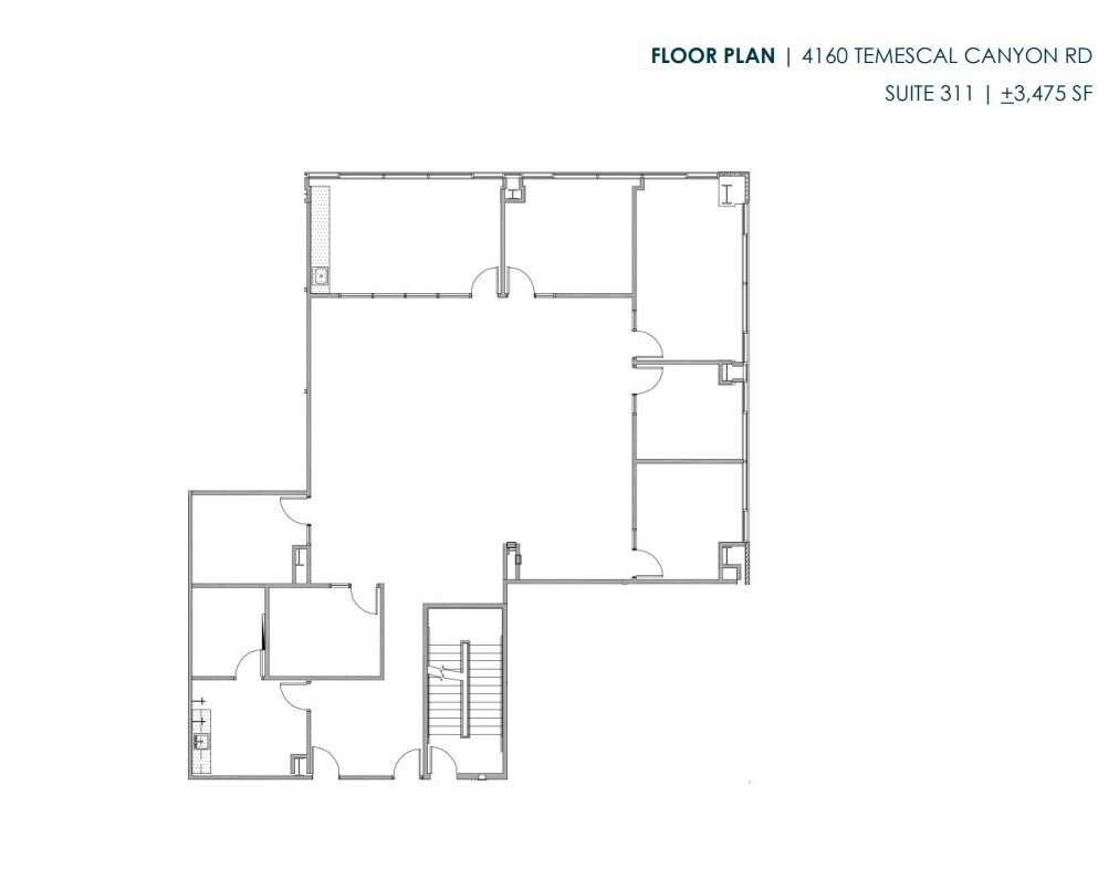 4160 Temescal Canyon Rd, Corona, CA à louer Plan d’étage– Image 1 sur 1