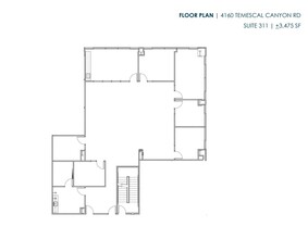 4160 Temescal Canyon Rd, Corona, CA à louer Plan d’étage– Image 1 sur 1