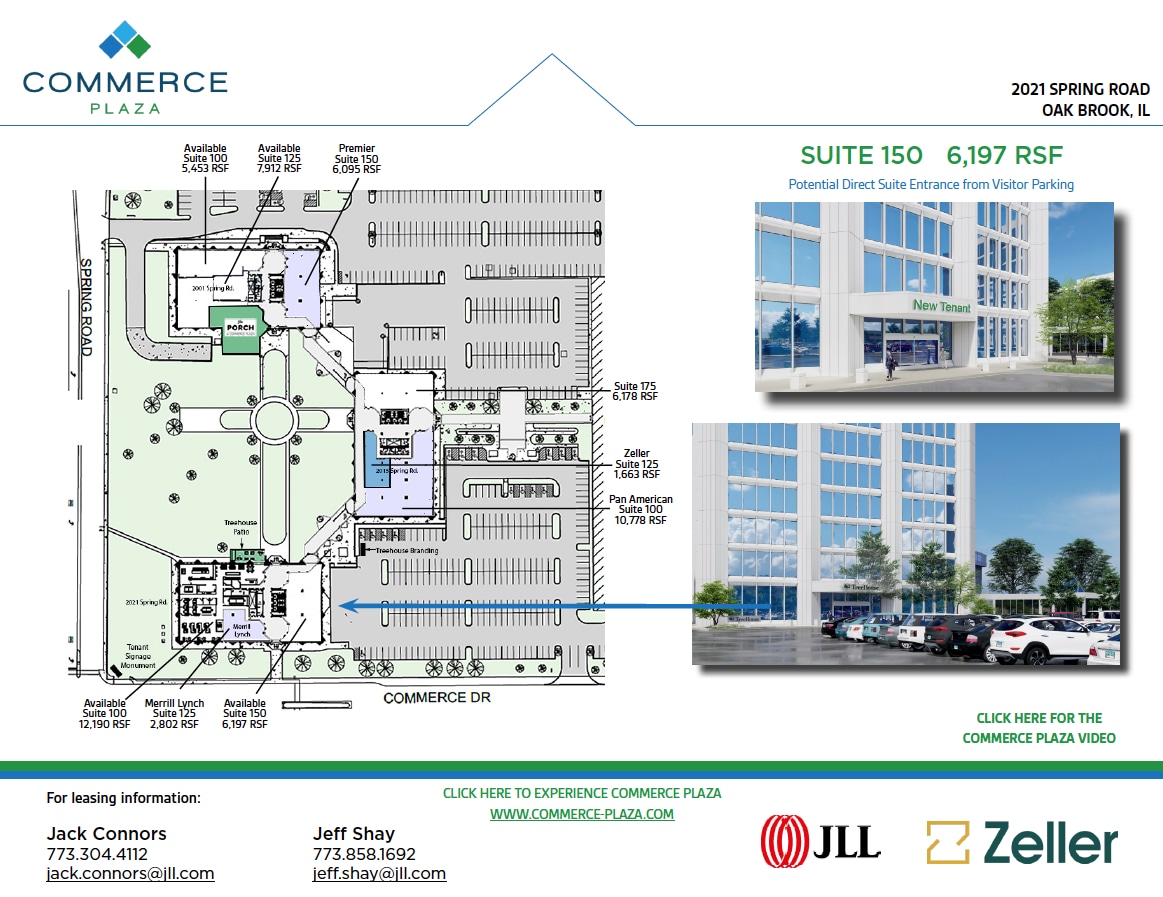 2021 Spring Rd, Oak Brook, IL à louer Plan d’étage– Image 1 sur 2
