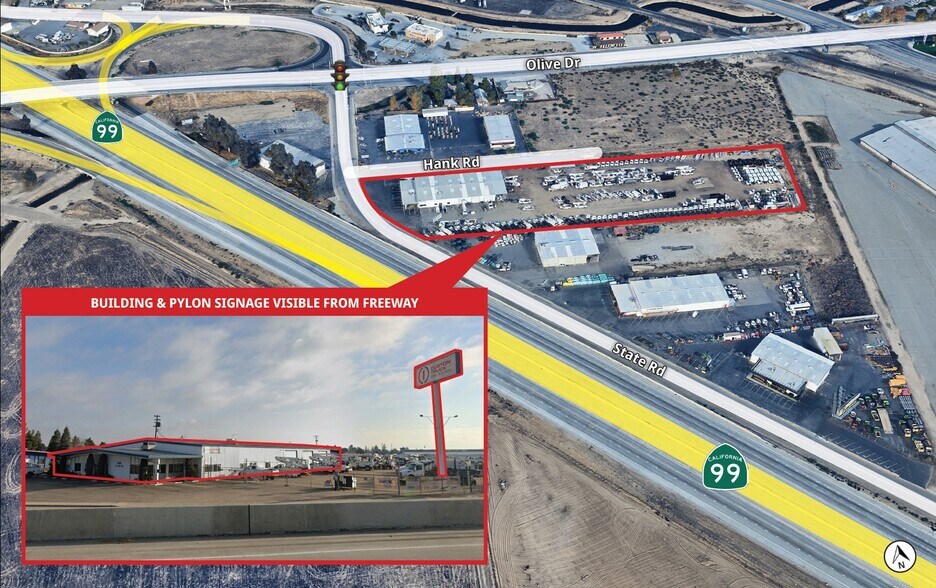 4500 State Rd, Bakersfield, CA à louer - Aérien – Image 3 sur 14
