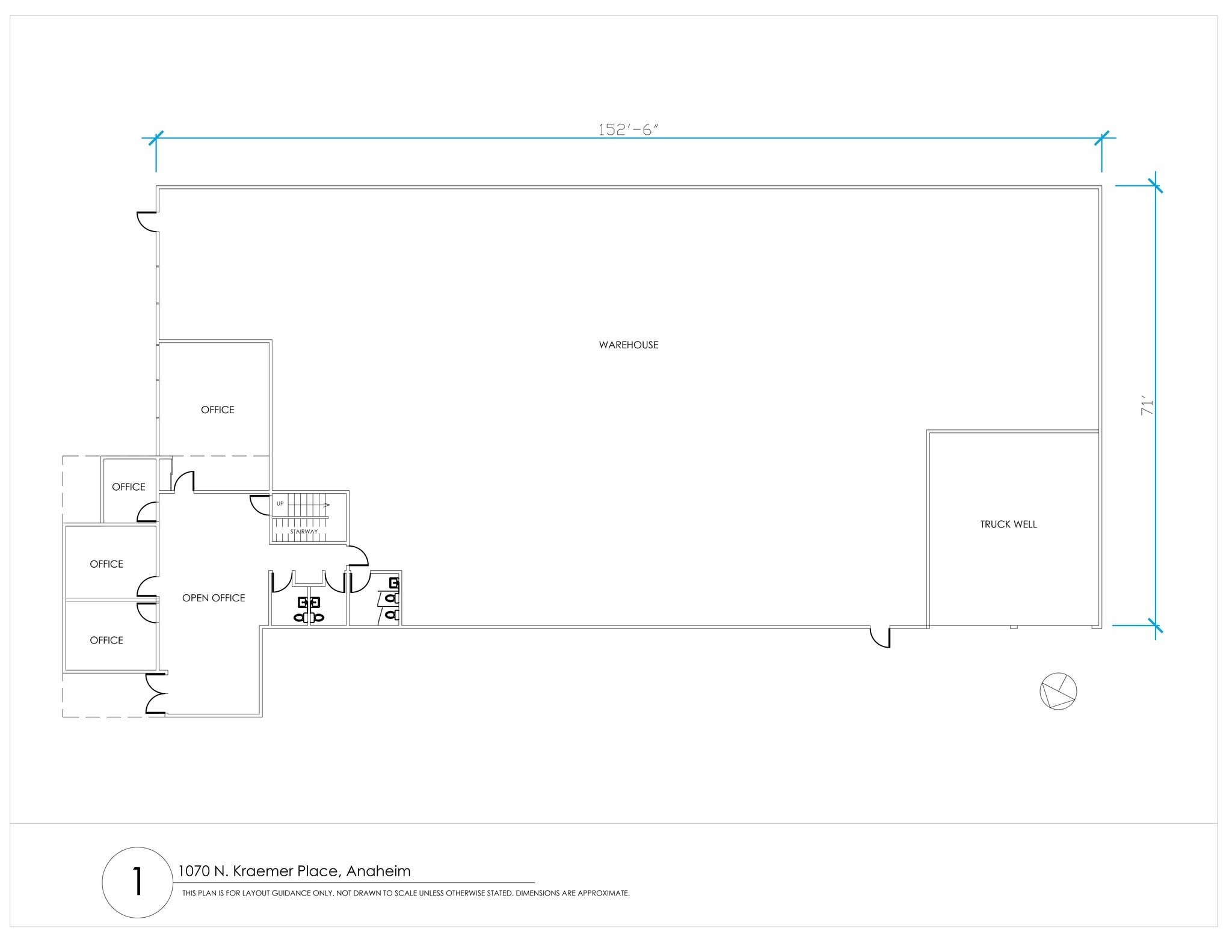 1060-1072 N Kraemer Pl, Anaheim, CA à louer Plan de site– Image 1 sur 1