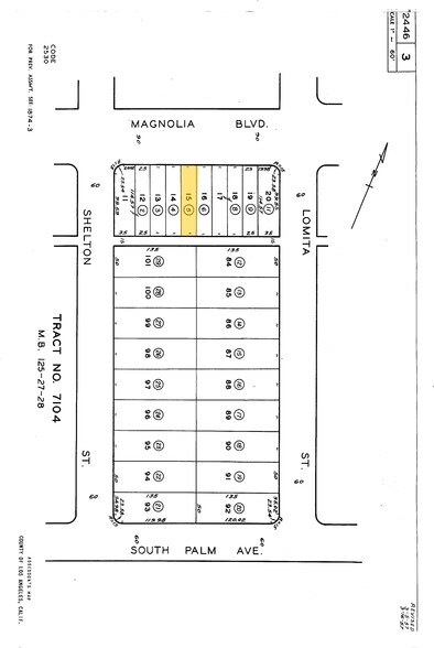 1112 W Magnolia Blvd, Burbank, CA à louer - Plan cadastral – Image 3 sur 17