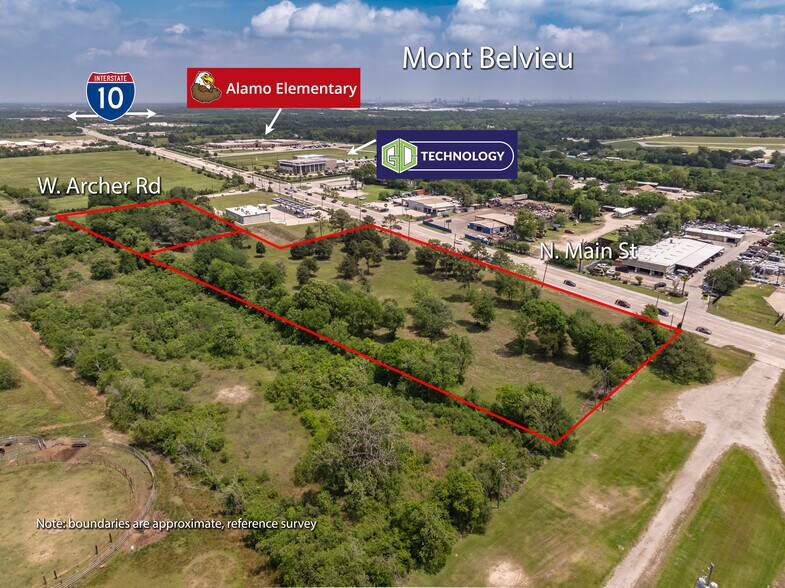 N Main St & W Archer Rd, Baytown, TX à vendre - Aérien – Image 3 sur 6