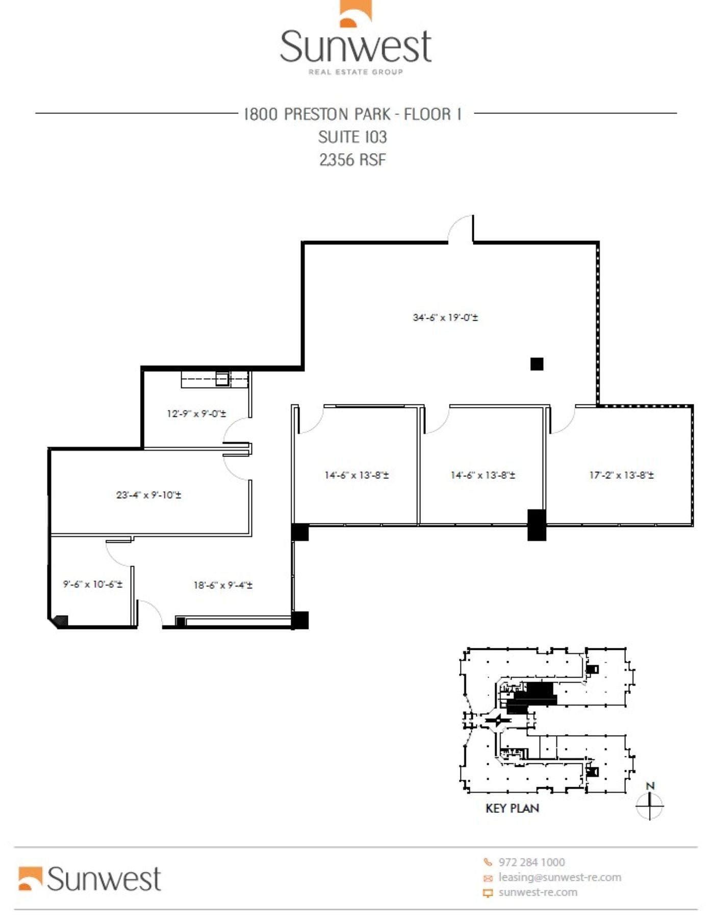 1800 Preston Park Blvd, Plano, TX à louer Plan d’étage– Image 1 sur 1