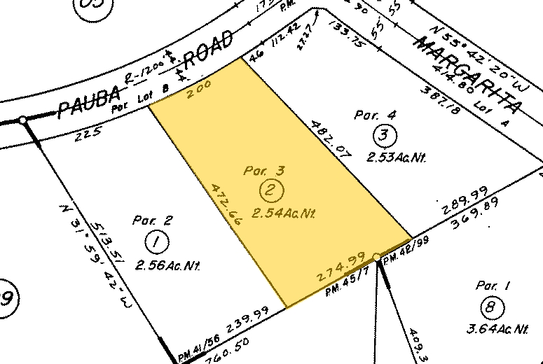 31205-31217 Pauba Rd, Temecula, CA à louer - Plan cadastral – Image 2 sur 10