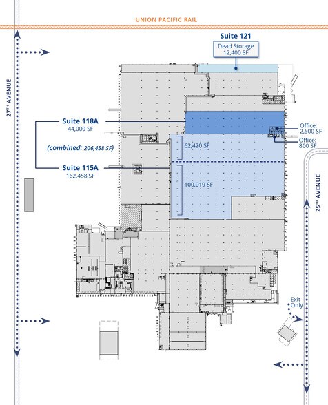 625 S 27th Ave, Phoenix, AZ à louer - Plan d’étage – Image 2 sur 12