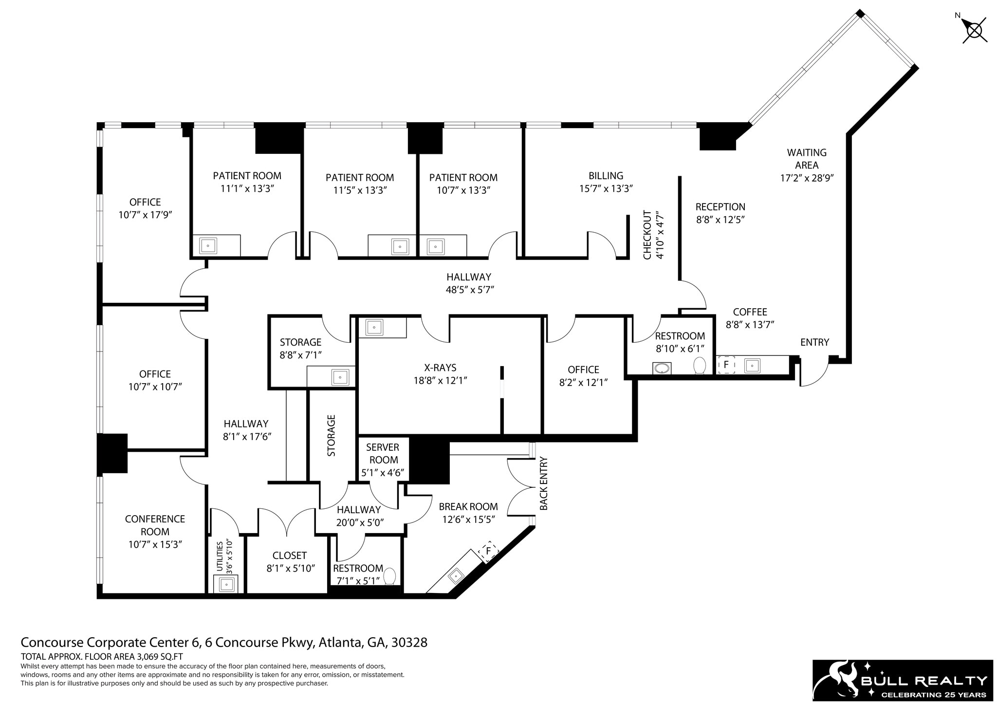 6 Concourse Pky, Atlanta, GA à louer Plan d’étage– Image 1 sur 24