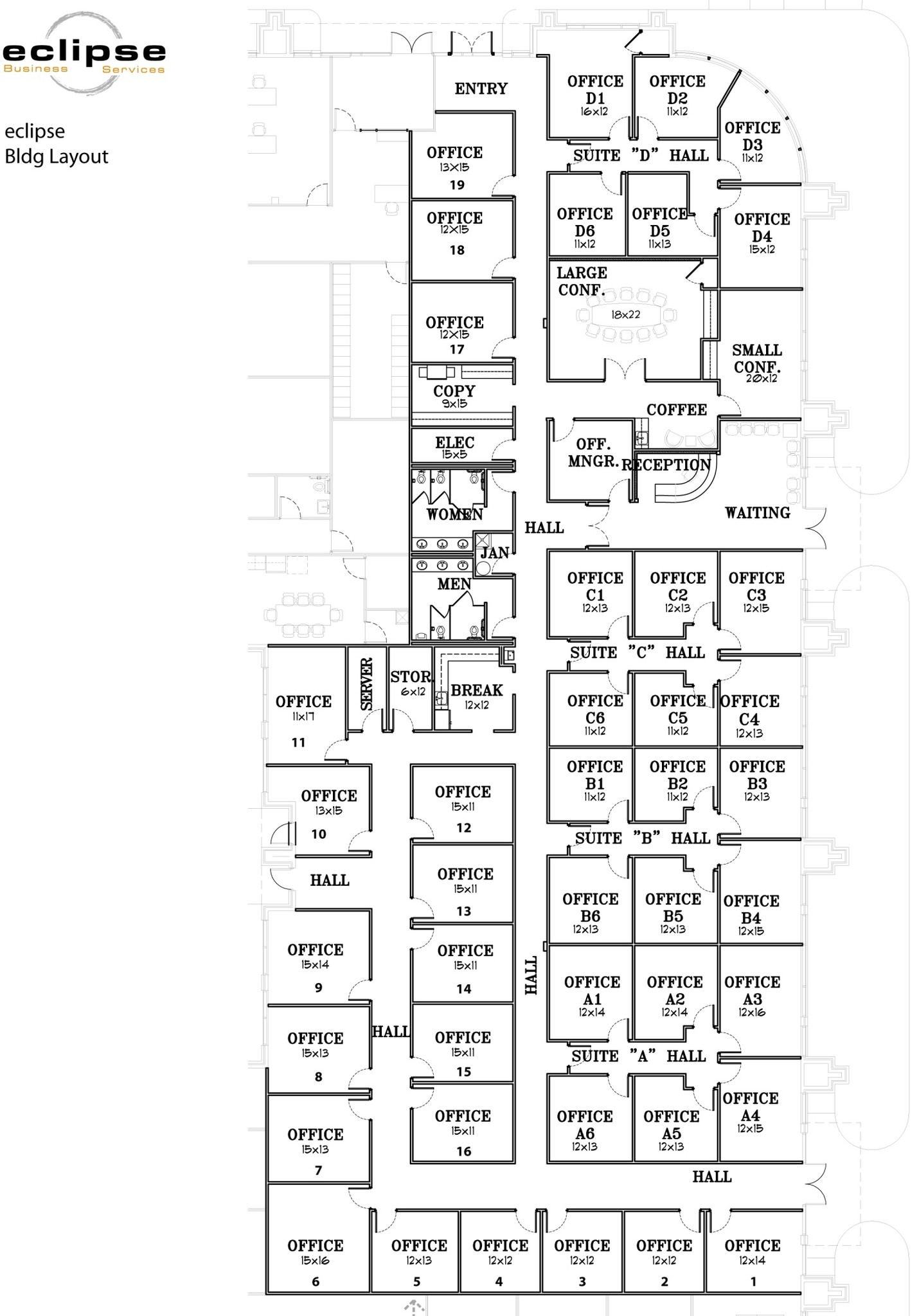 1000-1480 Environ Way, Chapel Hill, NC à louer Plan d’étage– Image 1 sur 1