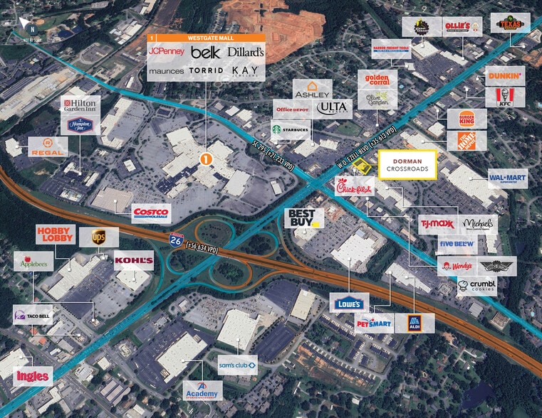 1501 W. O. Ezell Blvd, Spartanburg, SC à vendre - Photo de l’immeuble – Image 2 sur 13
