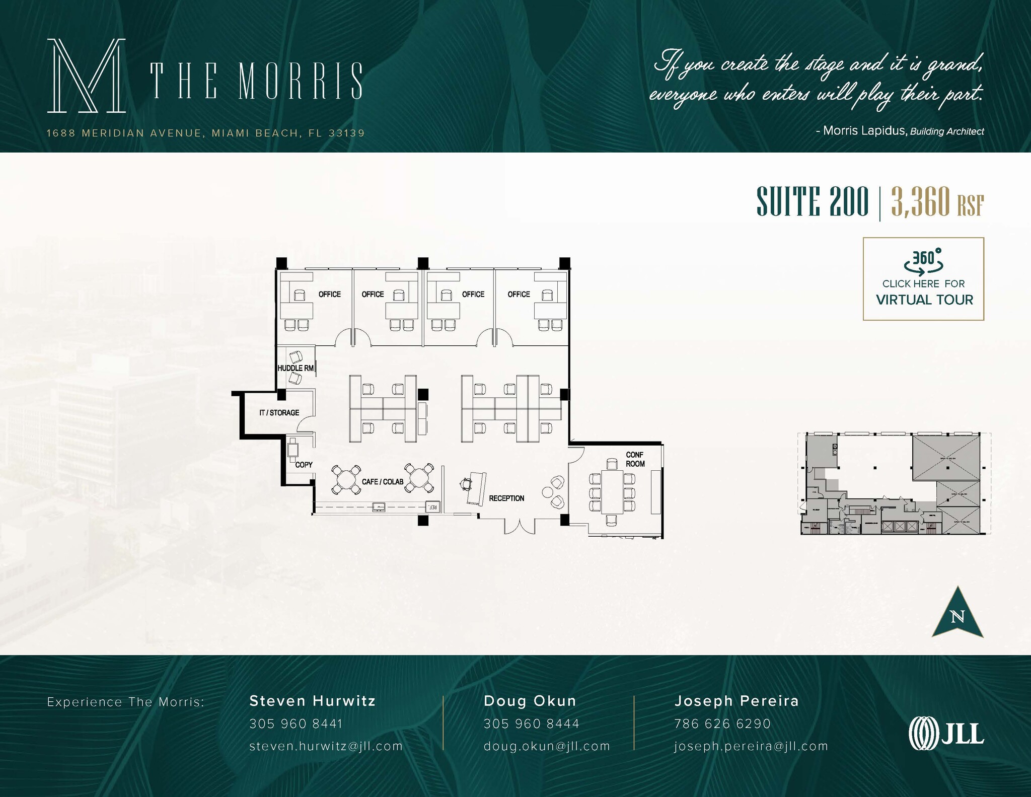 1688 Meridian Ave, Miami Beach, FL à louer Plan d’étage– Image 1 sur 1