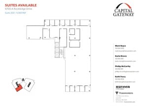 6700 Rockledge Dr, Bethesda, MD à louer Plan d’étage– Image 1 sur 1