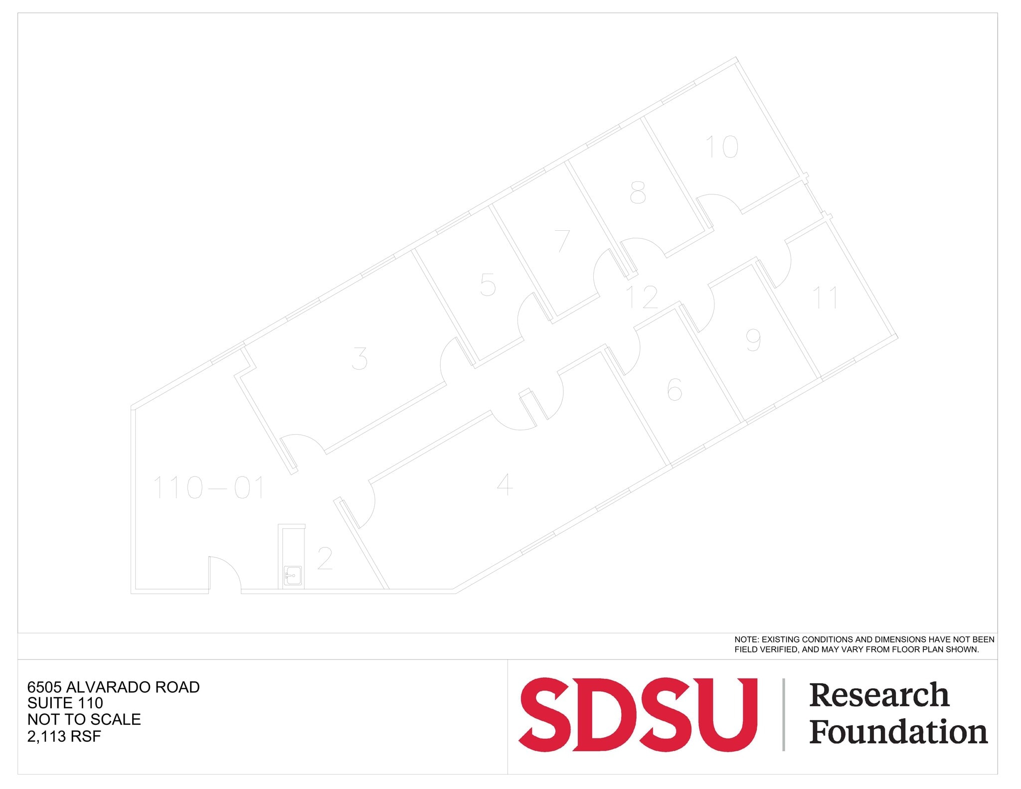 6475 Alvarado Rd, San Diego, CA à louer Plan de site– Image 1 sur 1