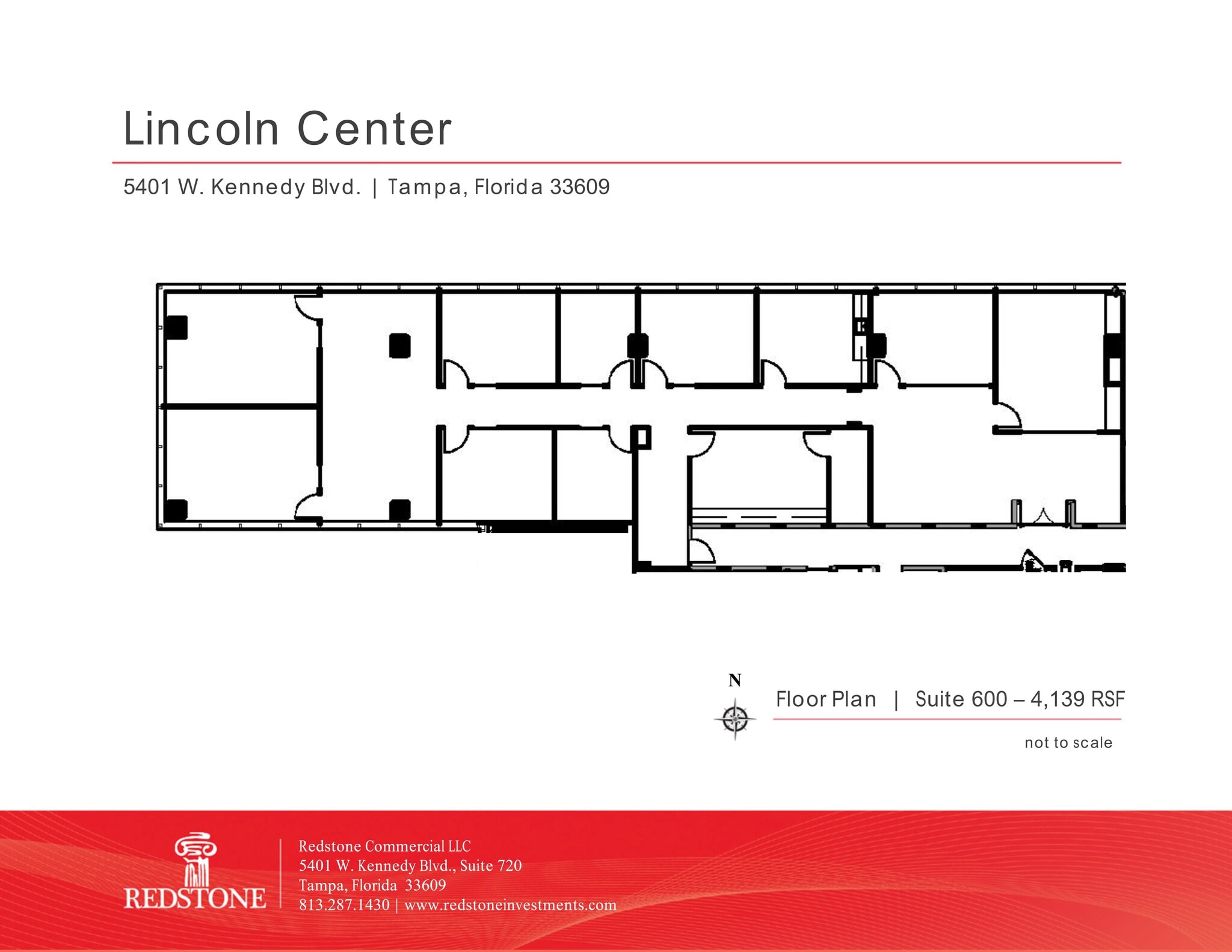 5401 W Kennedy Blvd, Tampa, FL à louer Plan de site– Image 1 sur 6