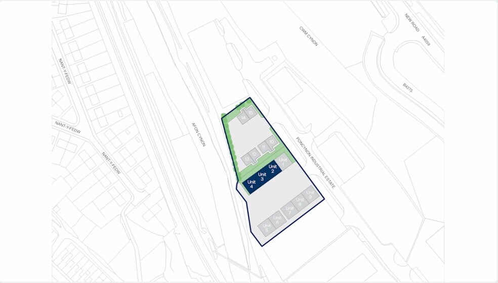 Pontcynon Industrial Estate, Abercynon à louer - Plan de site – Image 3 sur 3