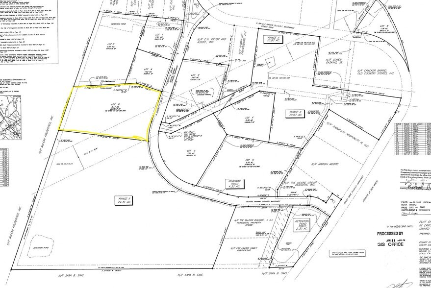 179 Regional Pky, Orangeburg, SC à louer - Plan cadastral – Image 3 sur 3