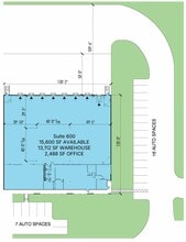560 Atlanta S Pky, College Park, GA à louer Plan d’étage– Image 1 sur 1