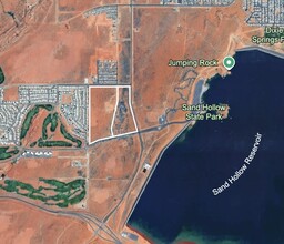 Sand Hollow Pkwy, Hurricane, UT - Vue aérienne vue de carte - Image1