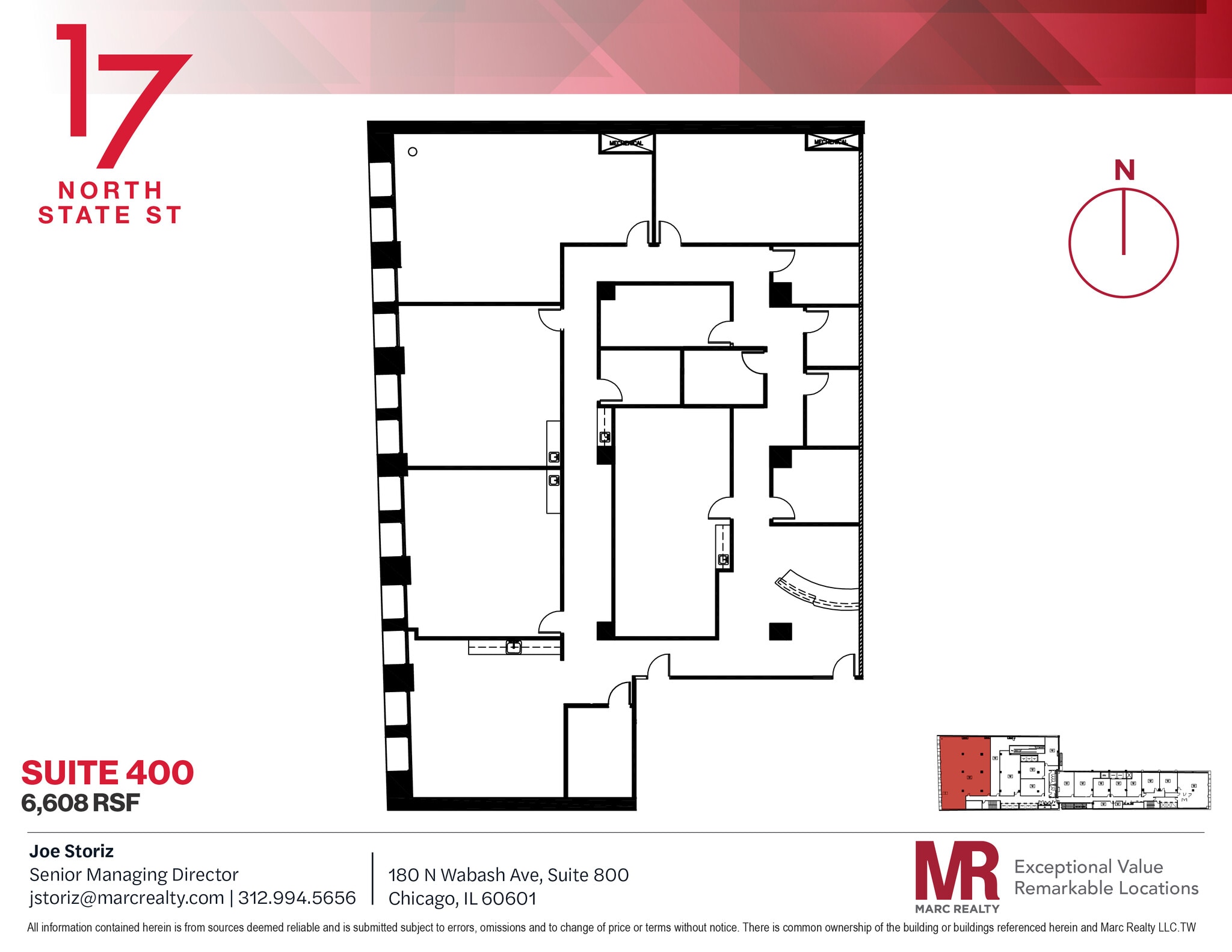 17 N State St, Chicago, IL à louer Plan d’étage– Image 1 sur 1