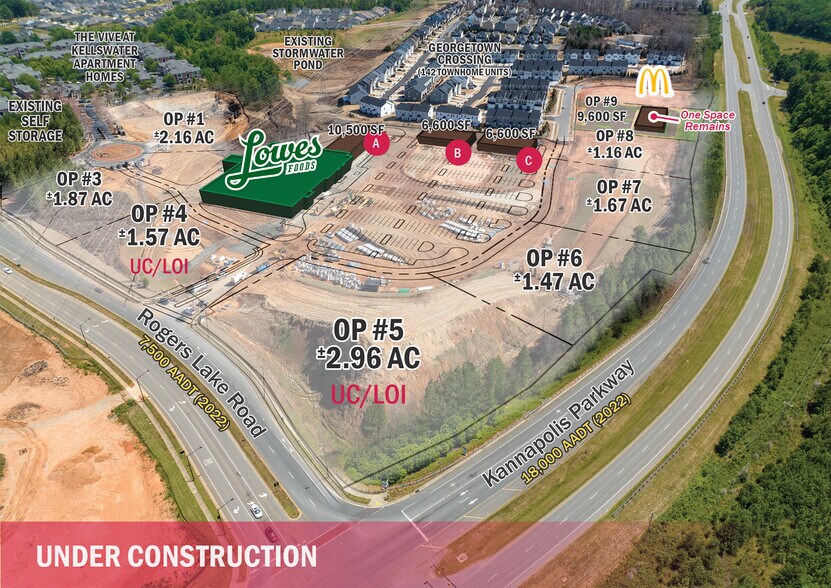 Kannapolis Pky & Rogers Lake Rd, Kannapolis, NC à louer - Photo de l’immeuble – Image 1 sur 10