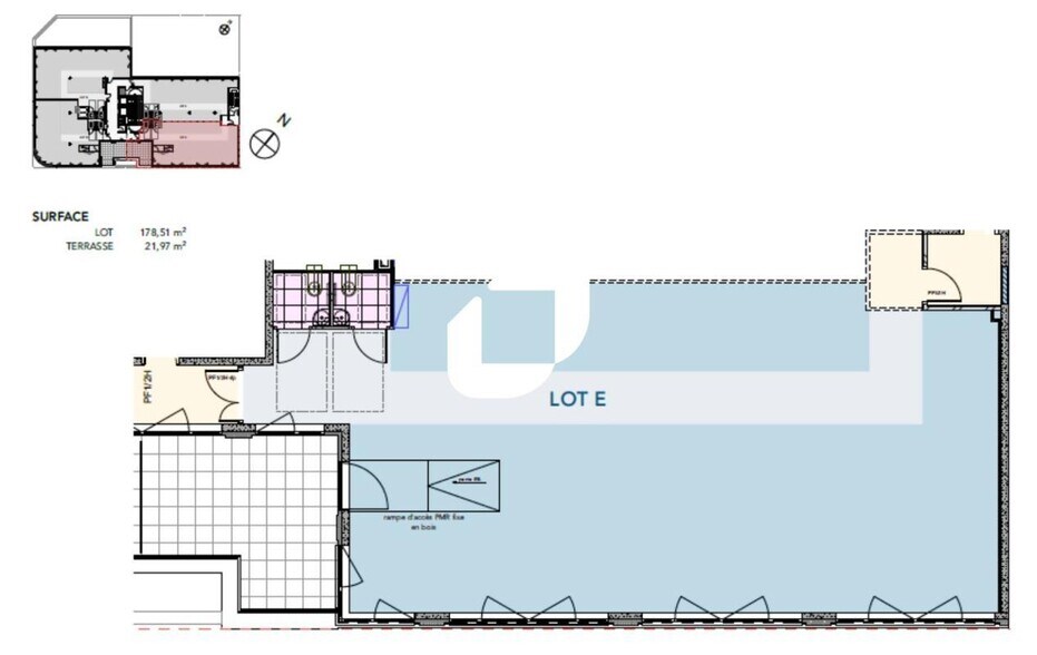 Bureau dans Chessy à louer - Plan d’étage – Image 2 sur 3