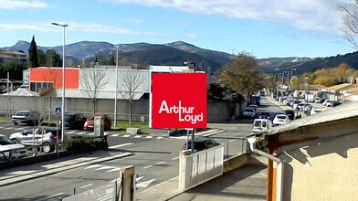 Auriol, BDR - Vue aérienne vue de carte